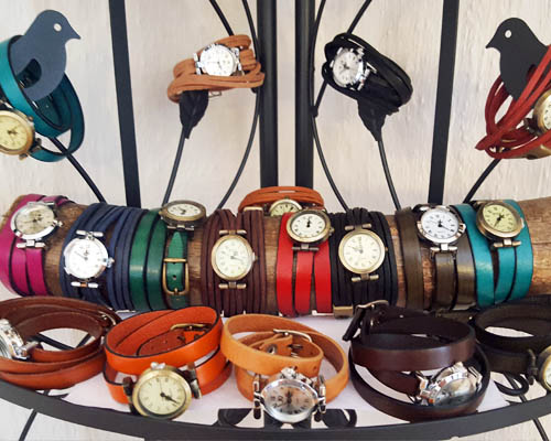 Uhrarmbänder aus Leder